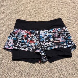 lululemon athletica Women's Multicolor Athletic Shorts